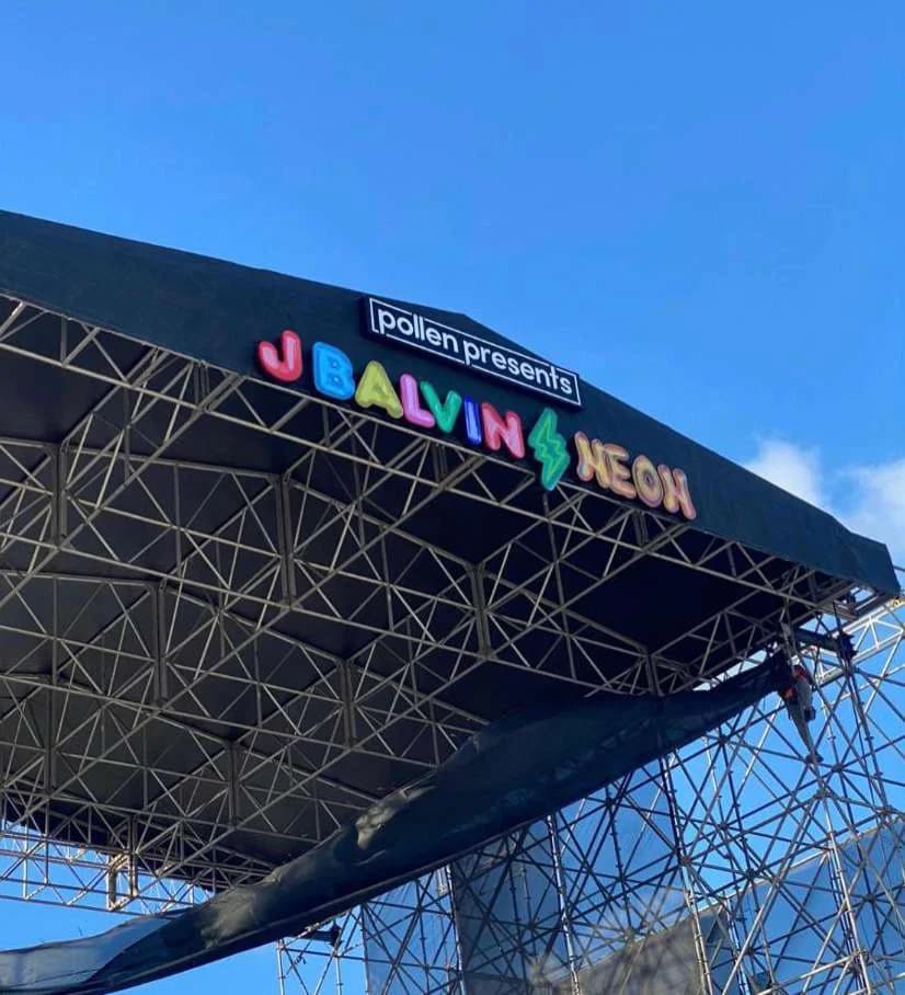 J Balvin · Estructura J Balvin Neon